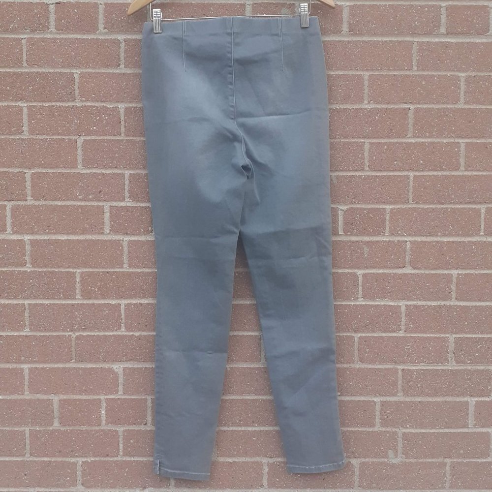 Designer RIANI PULL ON 360 STRETCH JEANS LEGGING JEGGINGS Grey 10 w/Measurements - Picture 2 of 4